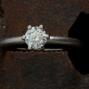 LOTUS FLOWER Ring White Gold with Diamond
