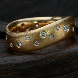 STARDUST Ring Yellow Gold with Diamonds