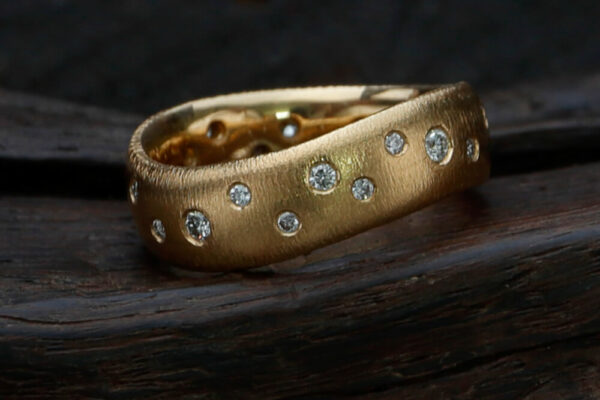 STARDUST Ring Yellow Gold with Diamonds
